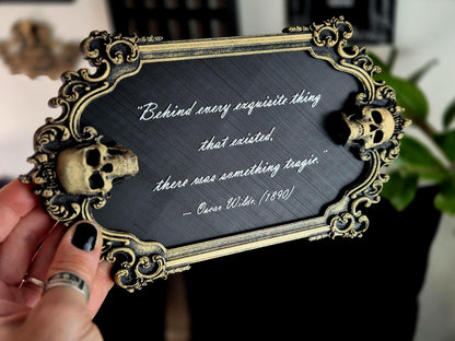 Vampire Wall Plaque “Gothic Home”