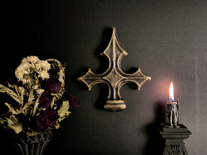 Gothic Cross Wall or Shelf Decor
