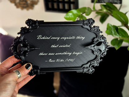 Gothic Victorian Quote Sign
