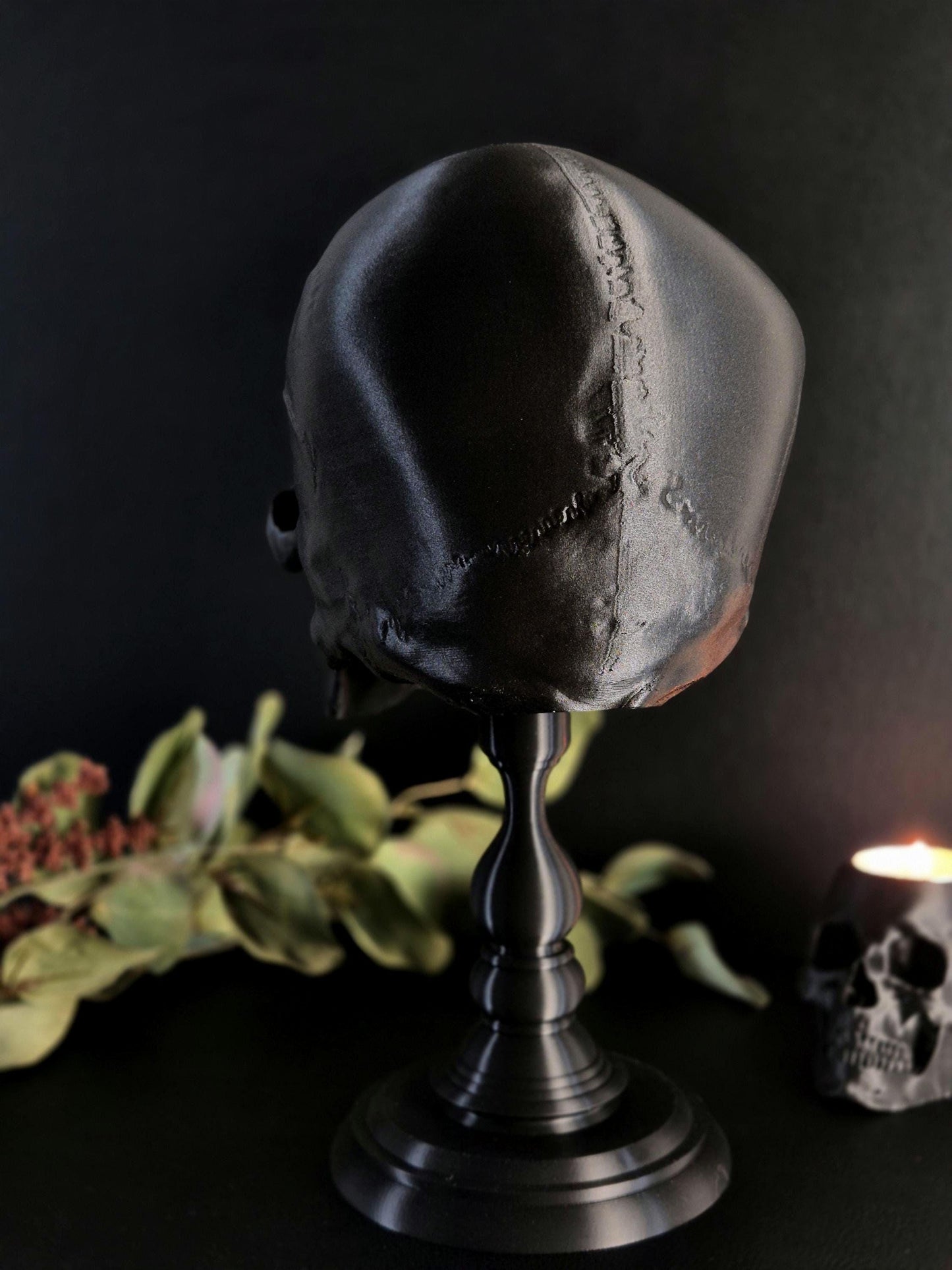 Realistic Human Skull Replica with Detachable Plinth "Hannibal"
