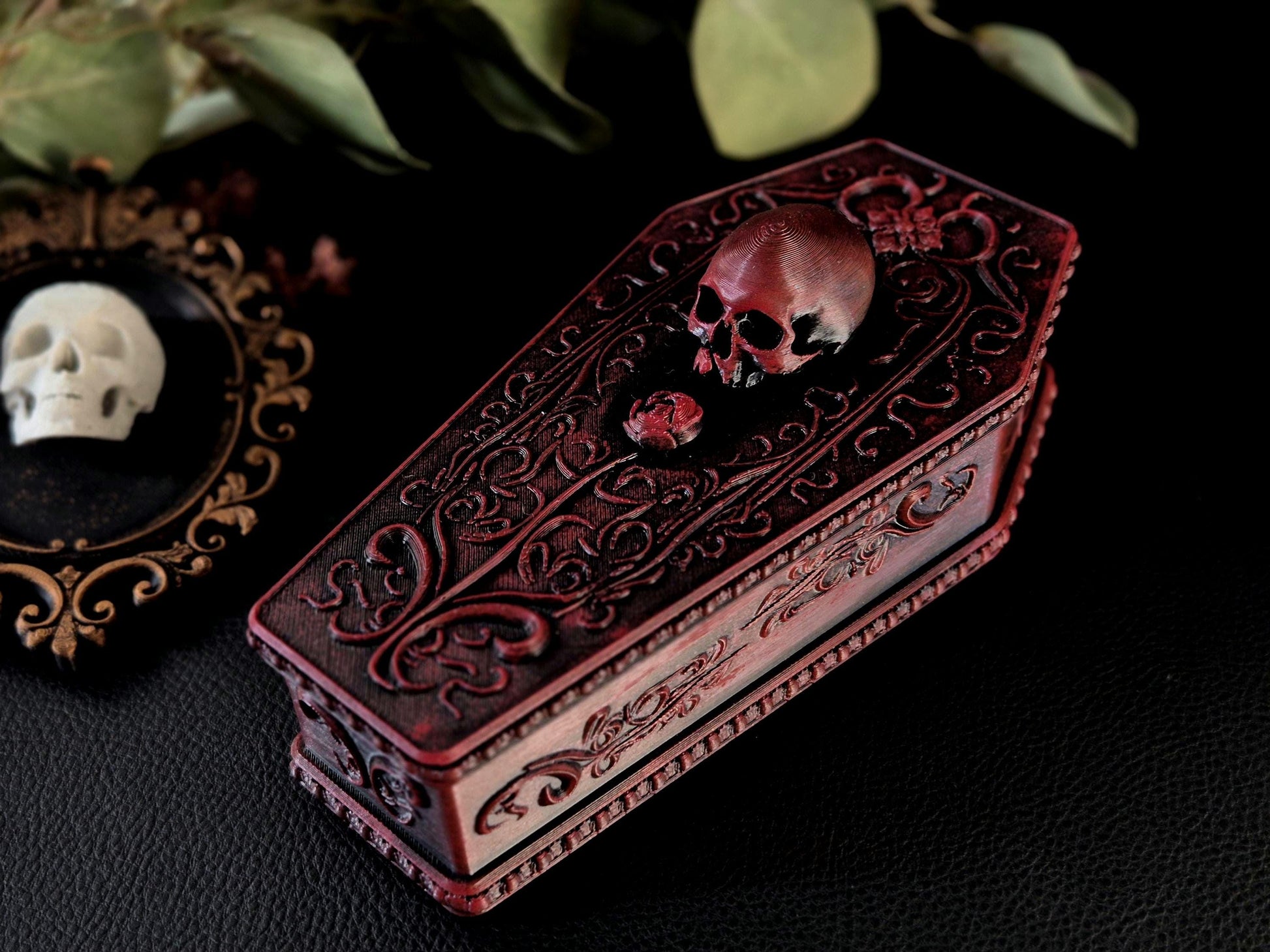 Coffin Box "A Rose for the Dead"