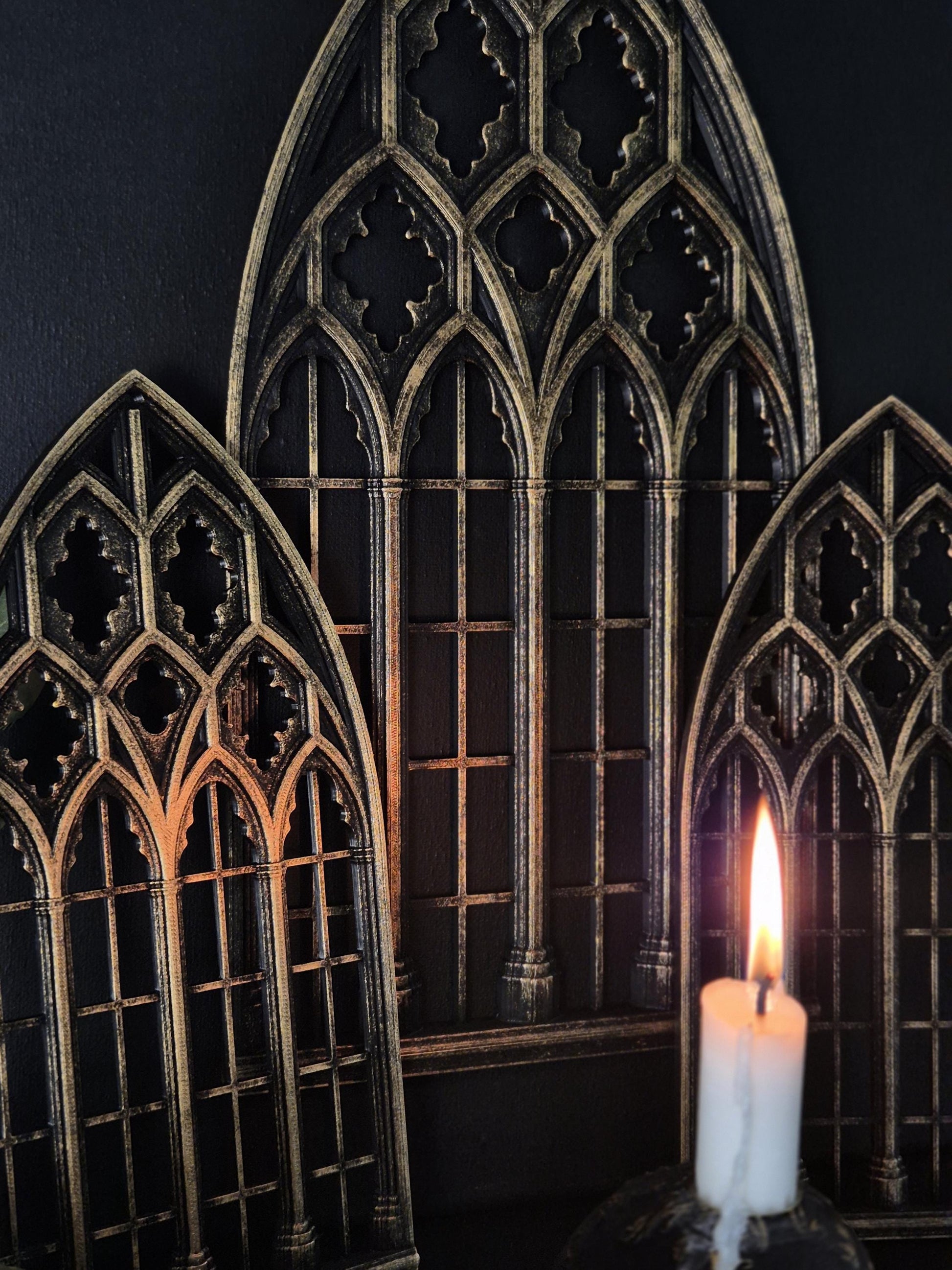 Gothic Window Hanging "Santa Lucia"