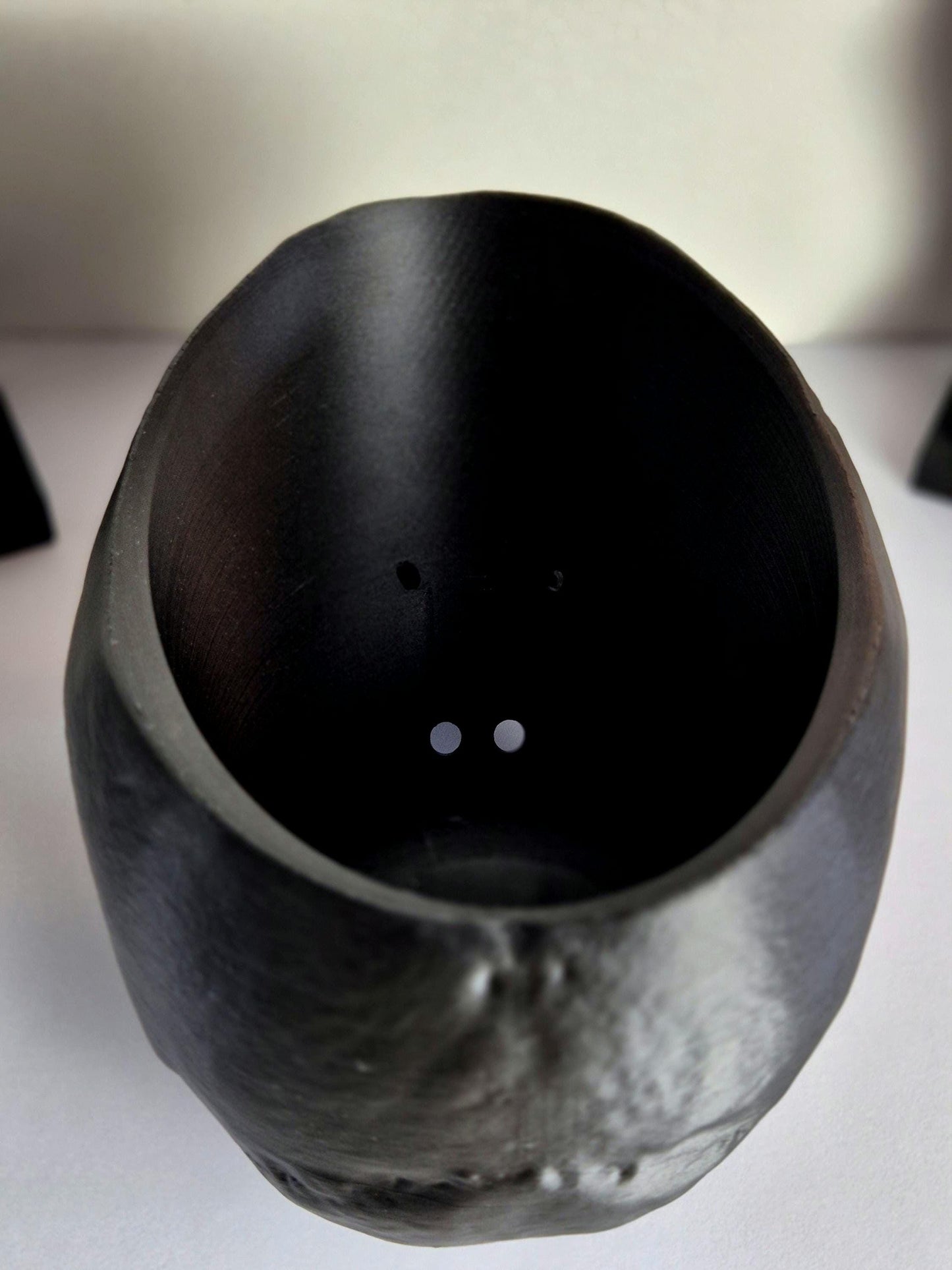 Human Skull Plant Pot