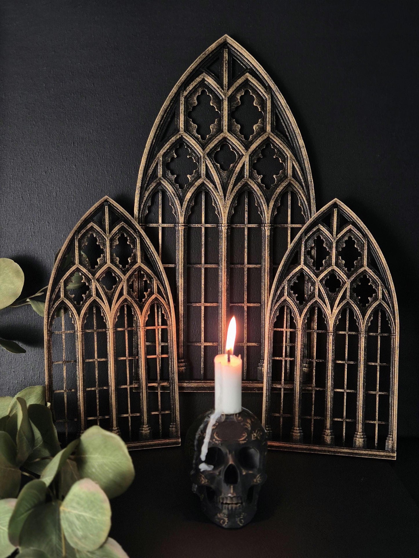Gothic Window Hanging "Santa Lucia"