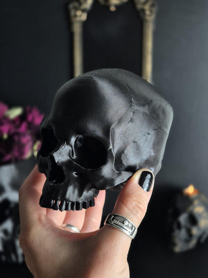 Realistic Human Skull, Skull Replica with Detachable Plinth, 3D-PRINTED