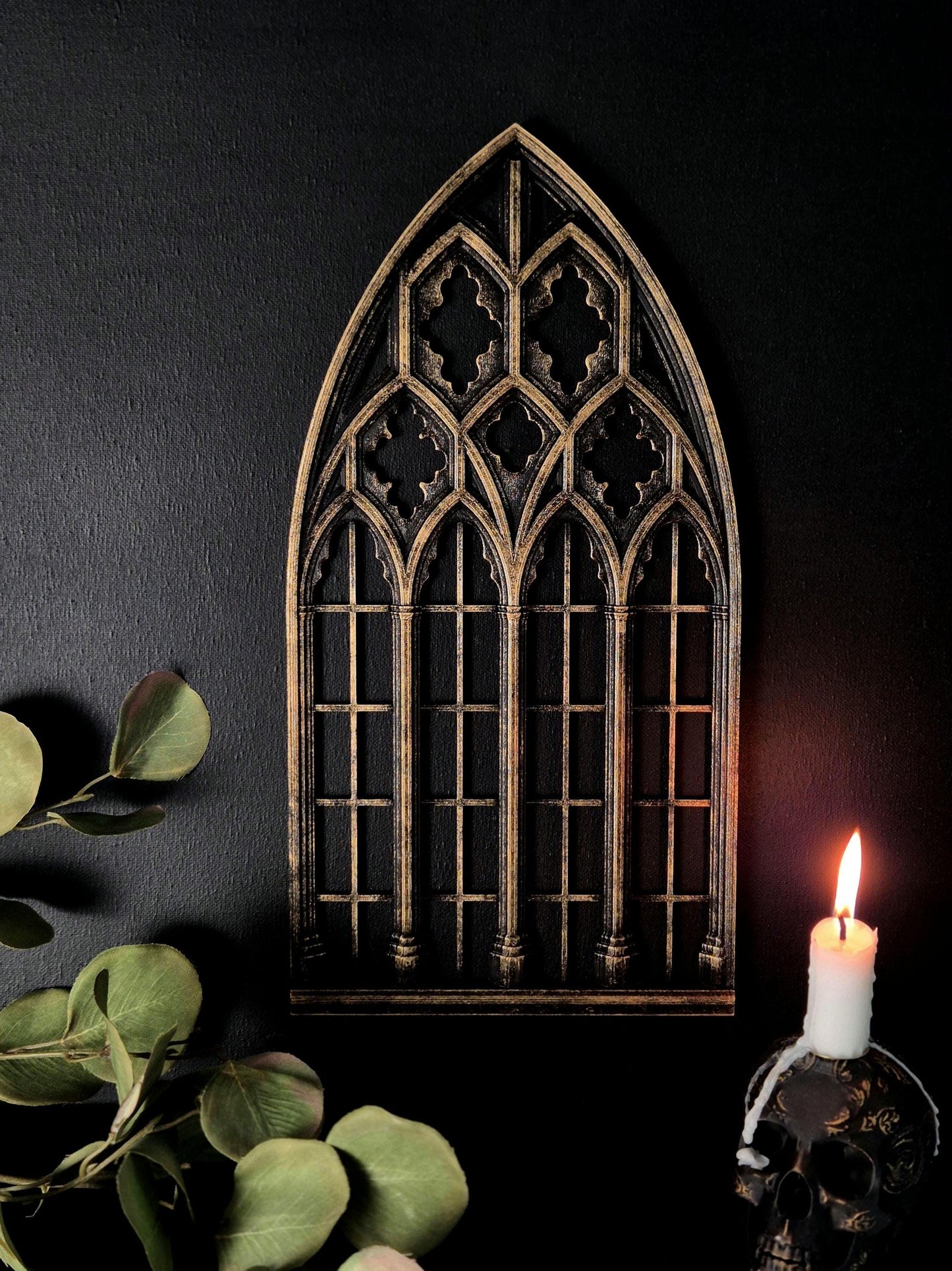 Gothic Window Hanging "Santa Lucia"