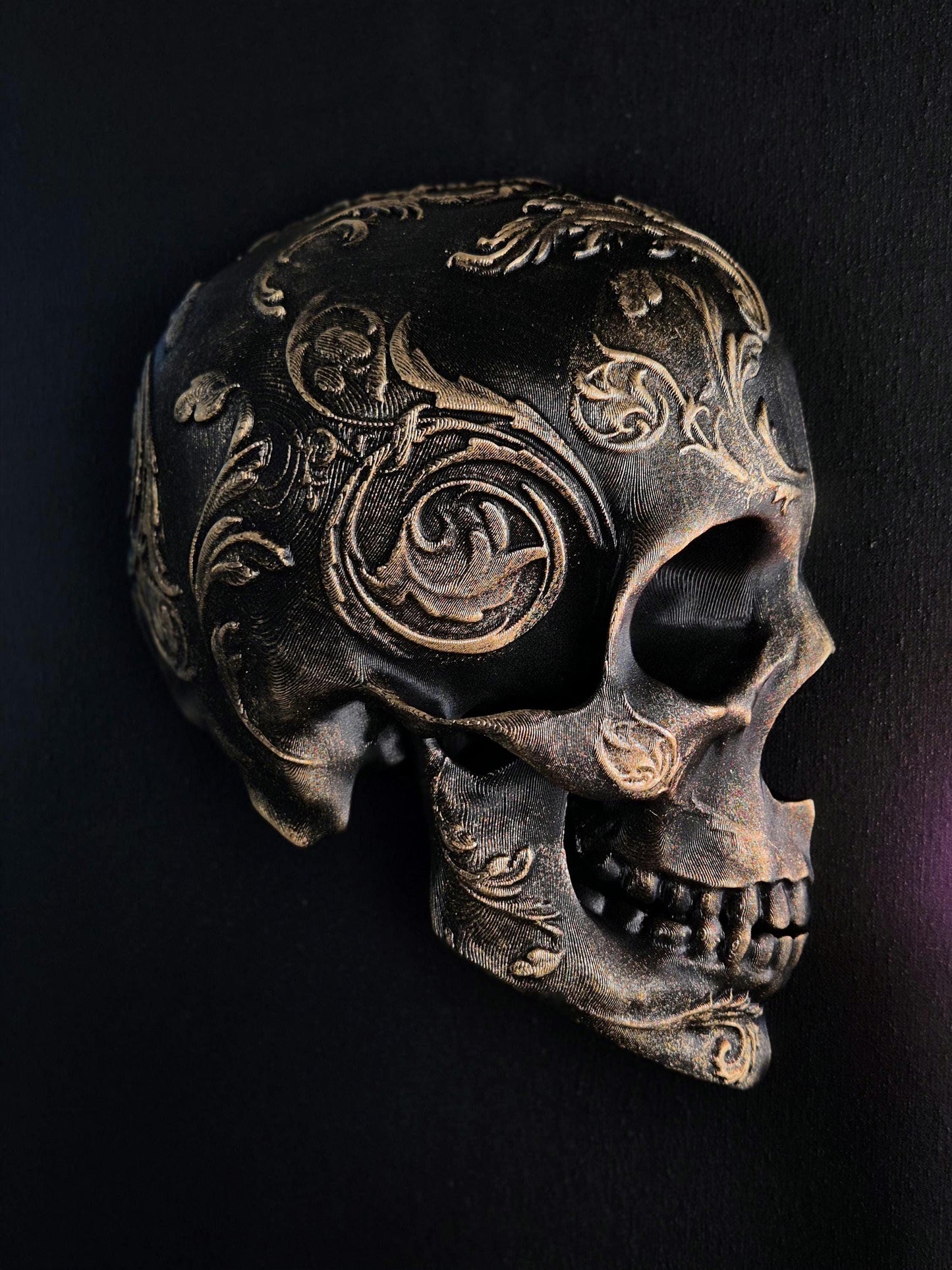 Gothic Victorian Skull Wall Art "Amadeus"