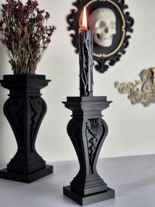 Gothic Candle Holder "Nocturne’s Embrace"