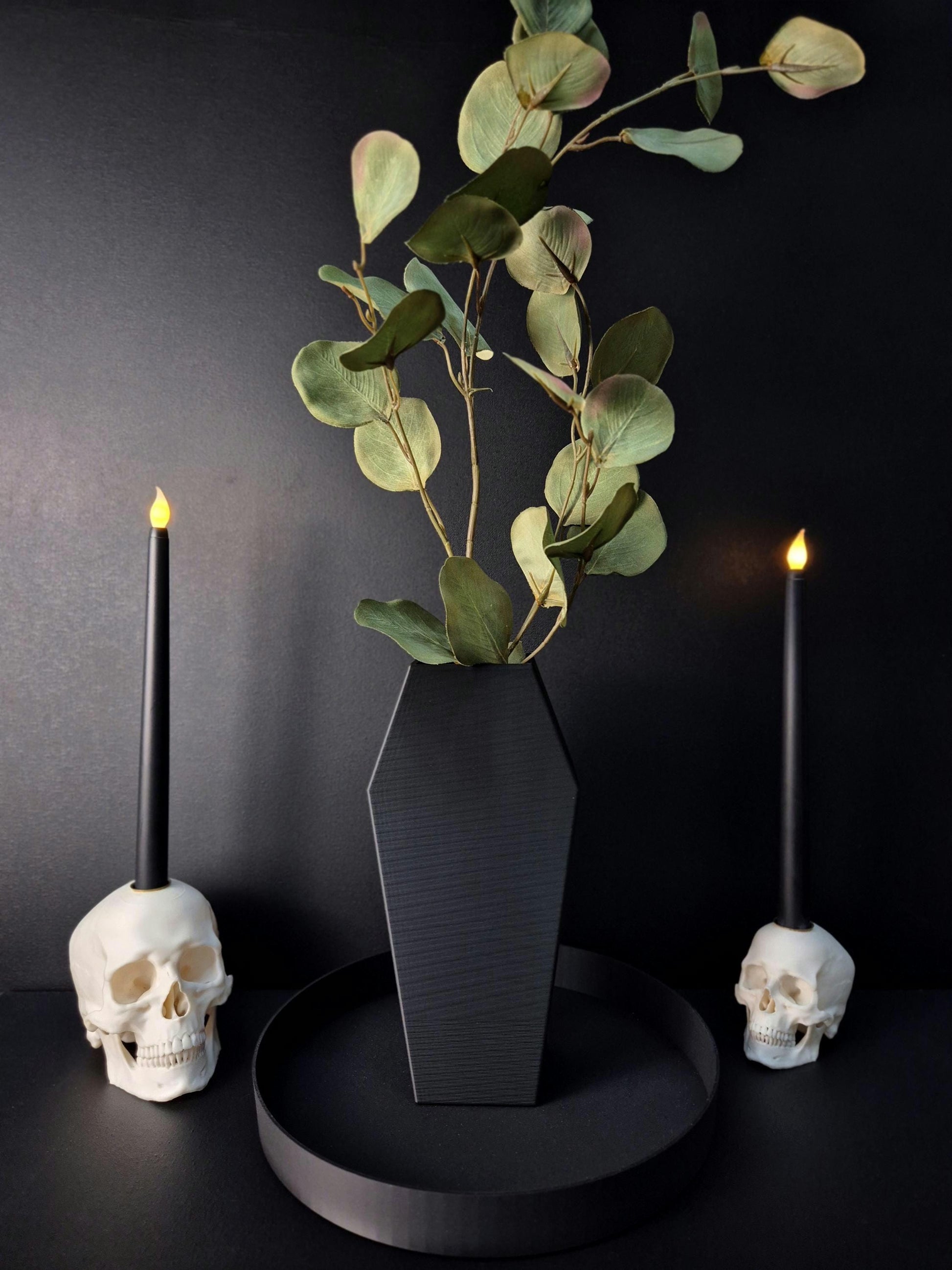 Coffin Vase for Dried Flowers