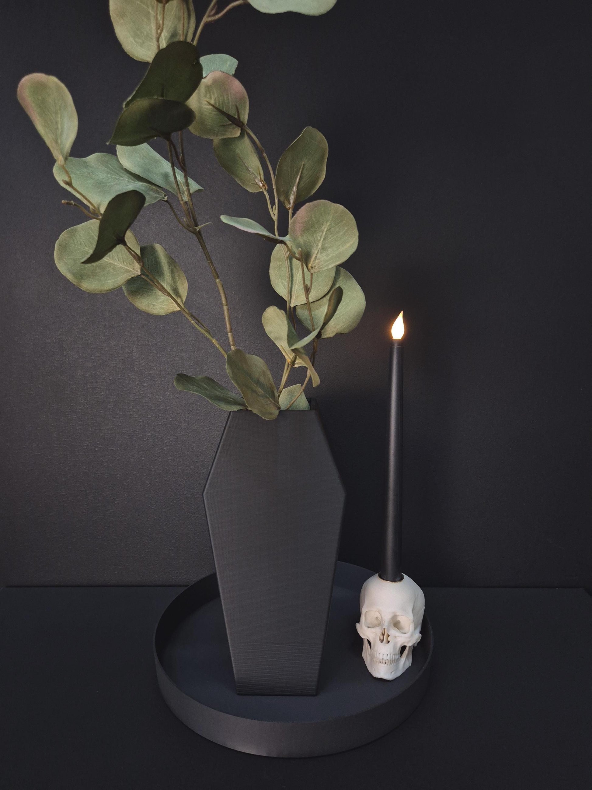 Coffin Vase for Dried Flowers