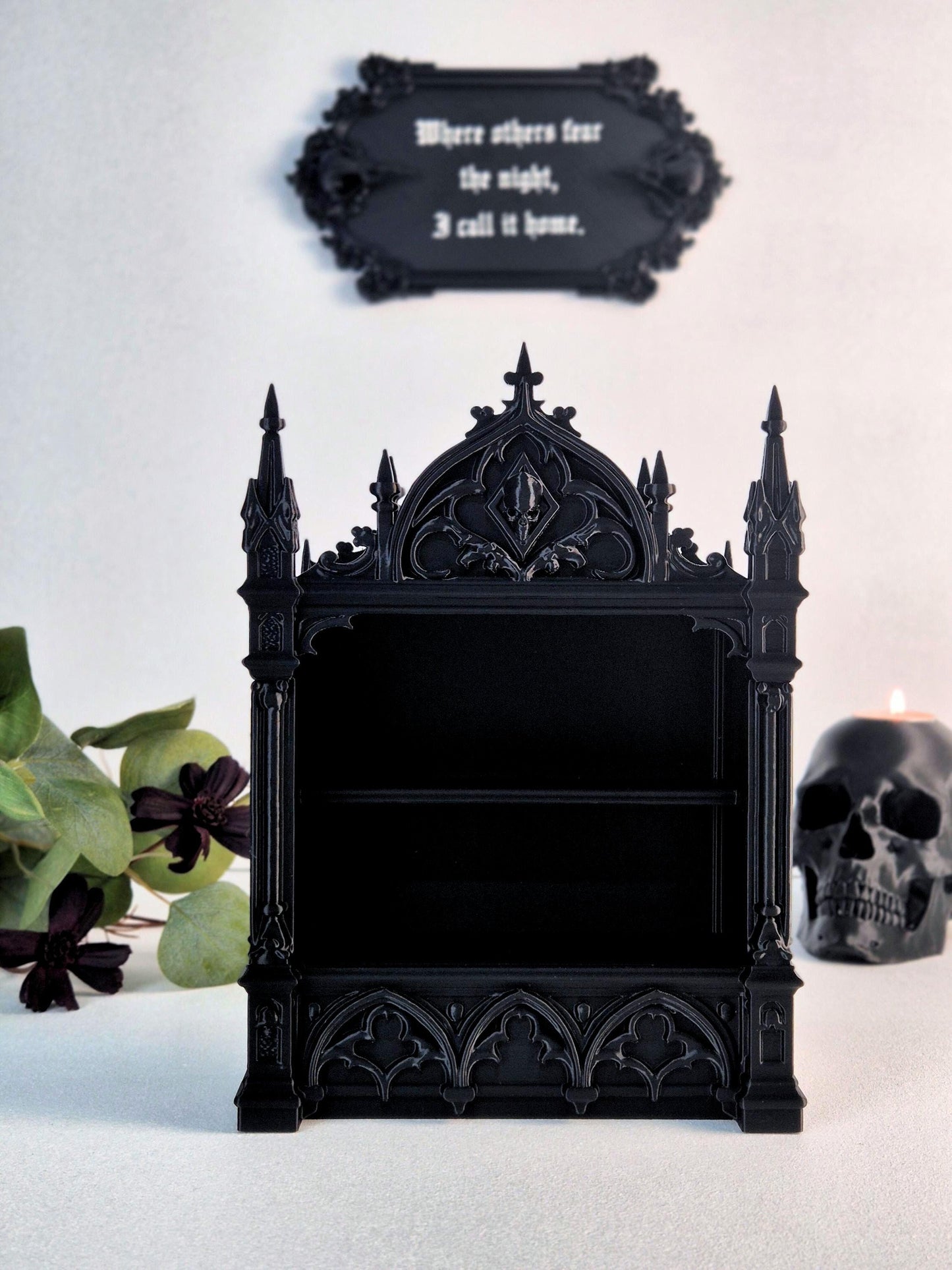 Wall or Free-Standing Shelf