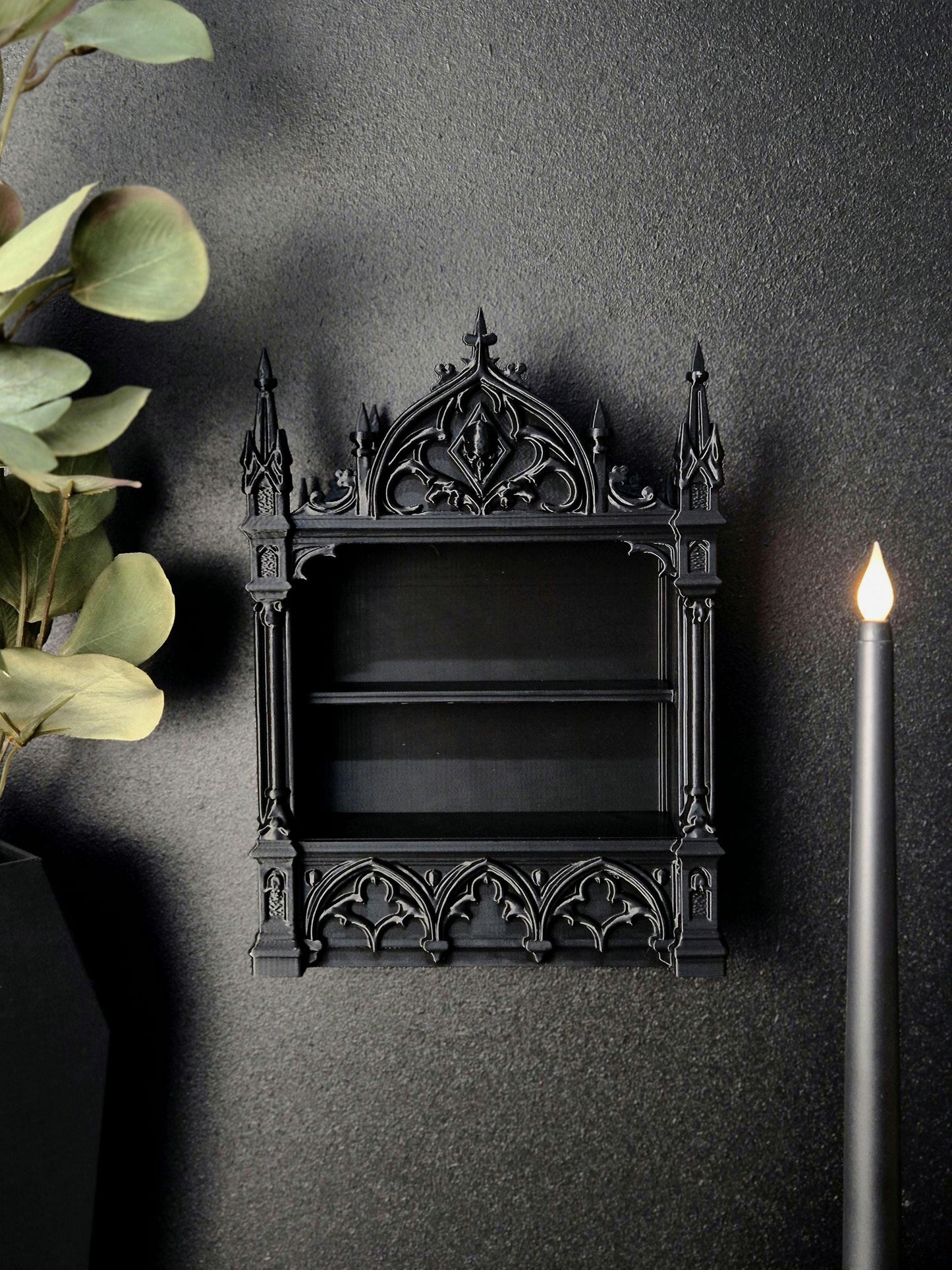 Wall or Free-Standing Shelf