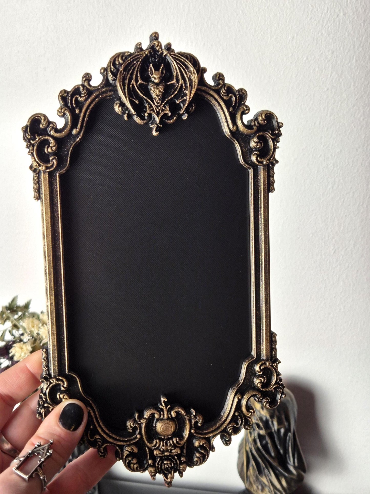 Gothic Victorian Vampire Bat Photo Frame