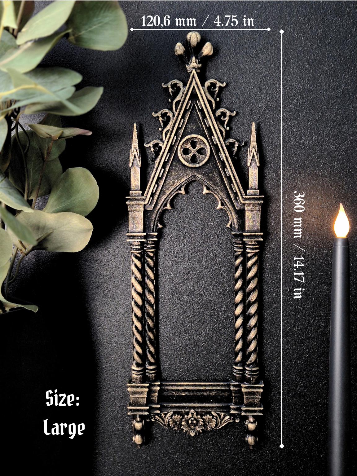 Gothic Cathedral Arch Wall Frame
