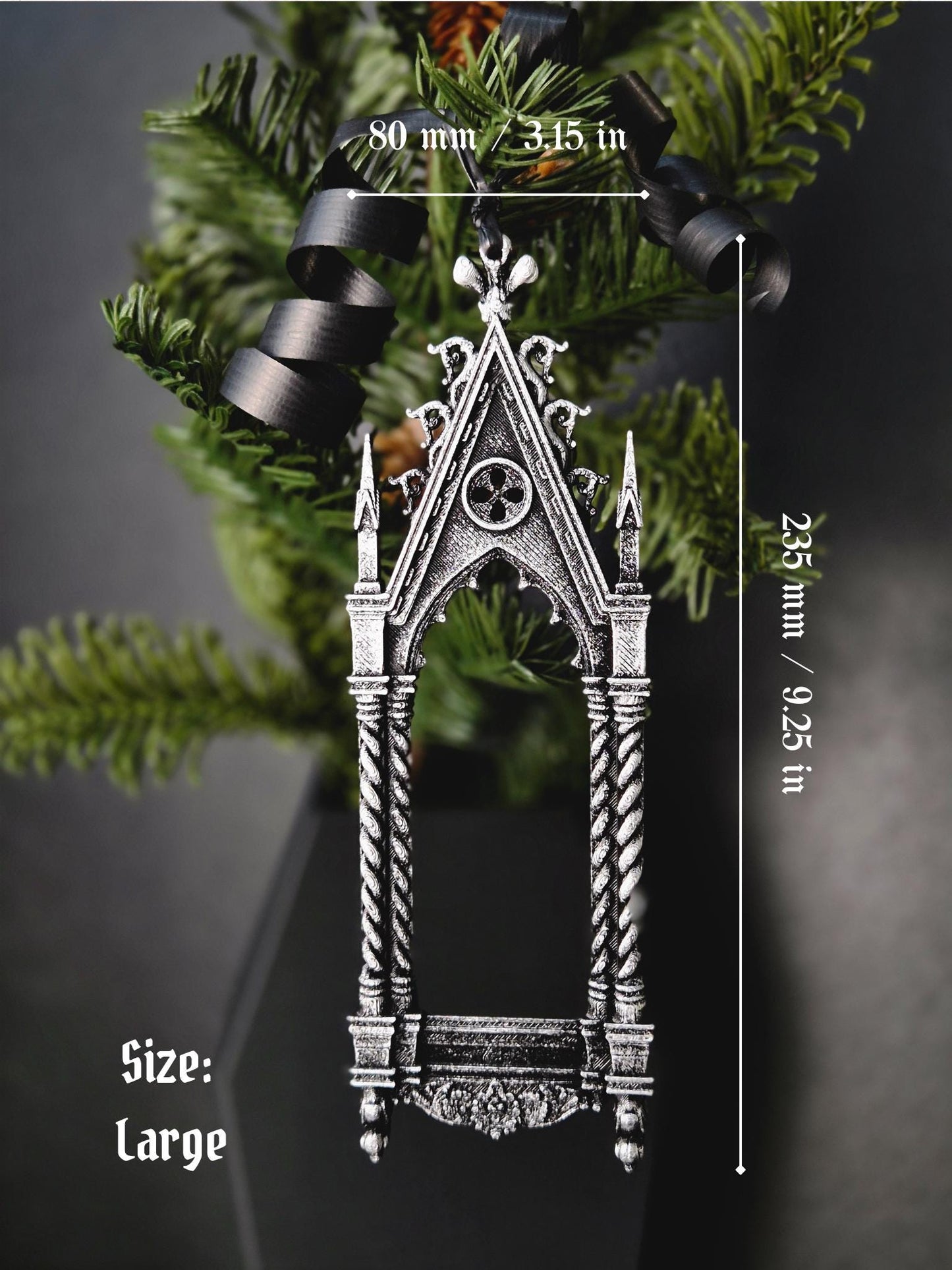 Cathedral Arch Christmas Ornament (Set of 4)