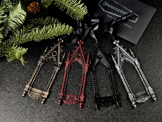Cathedral Arch Christmas Ornament (Set of 4)