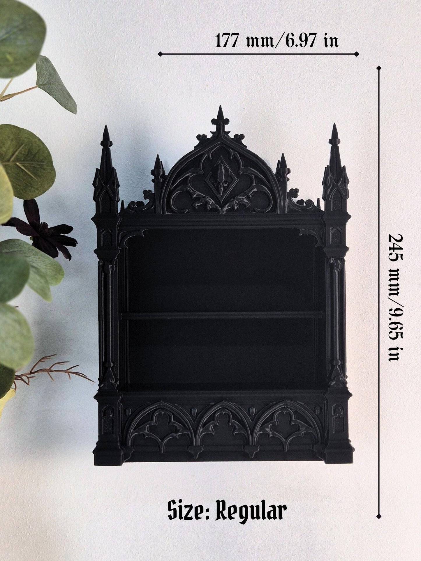 Wall or Free-Standing Shelf