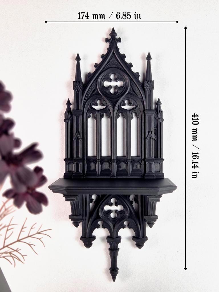Gothic Cathedral Wall Shelf