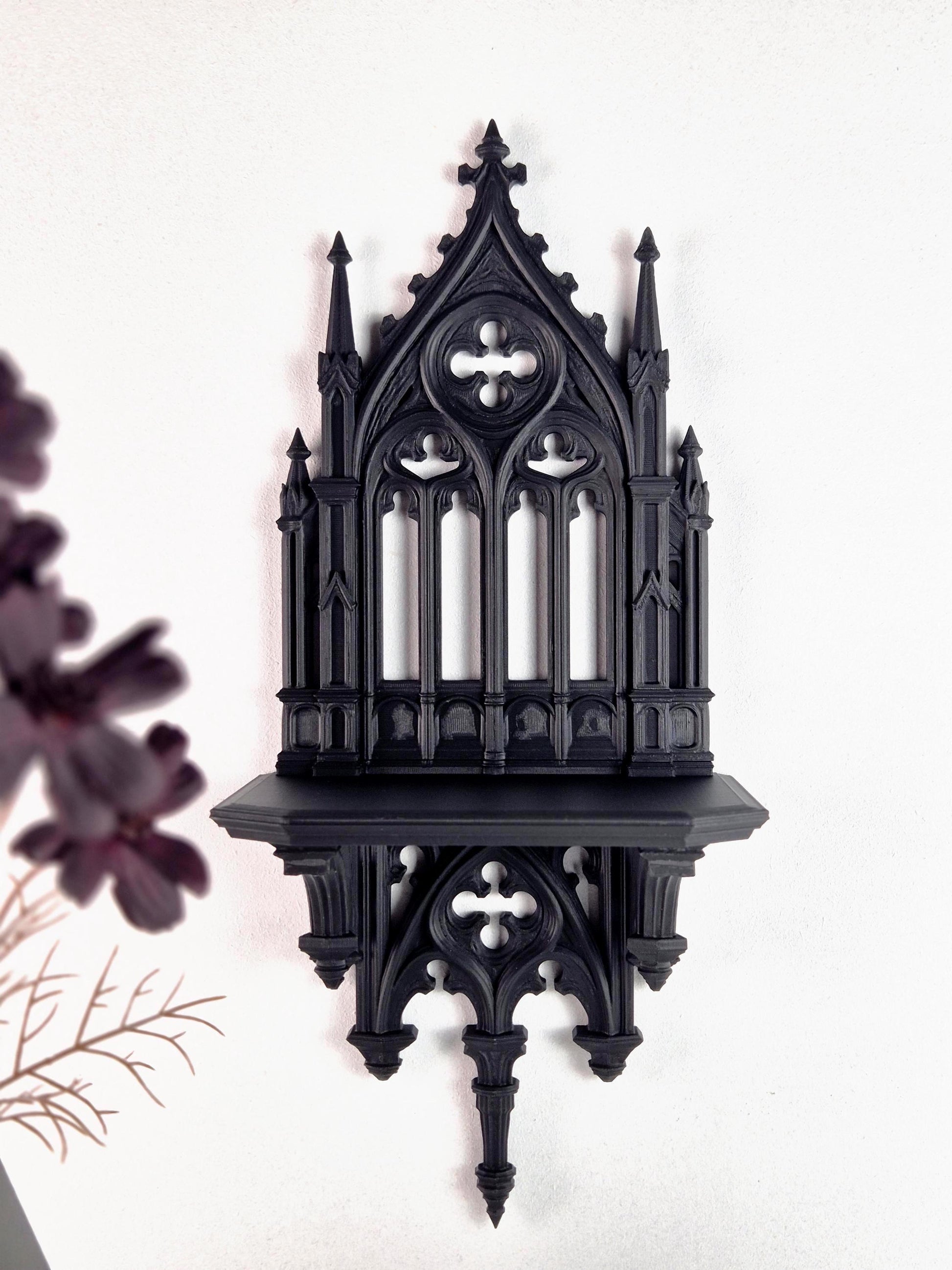 Gothic Cathedral Wall Shelf