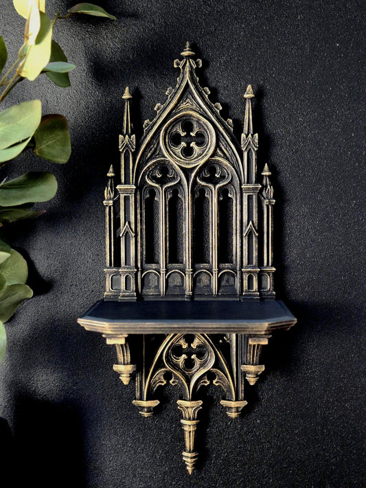 Gothic Cathedral Wall Shelf