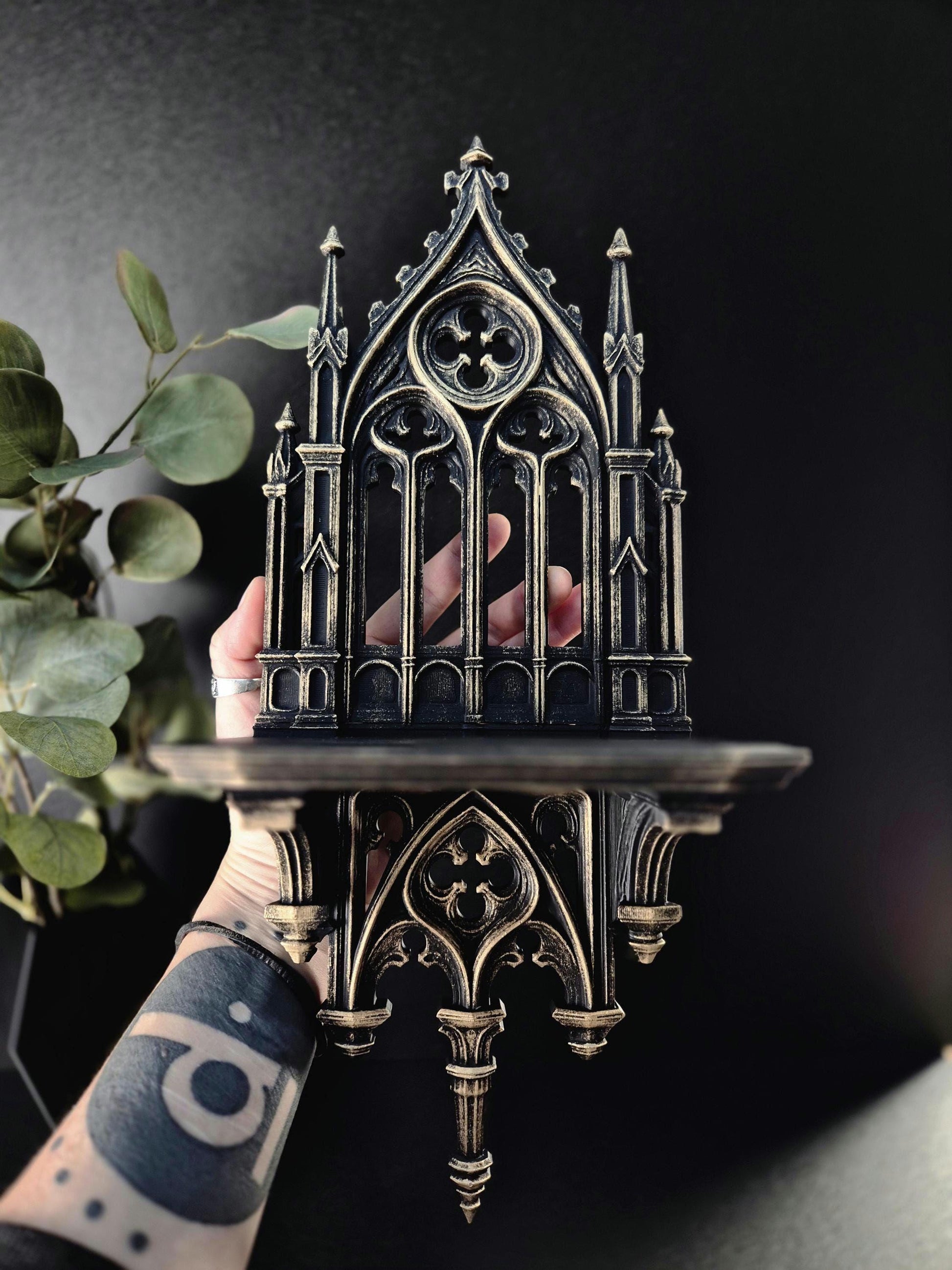 Gothic Cathedral Wall Shelf