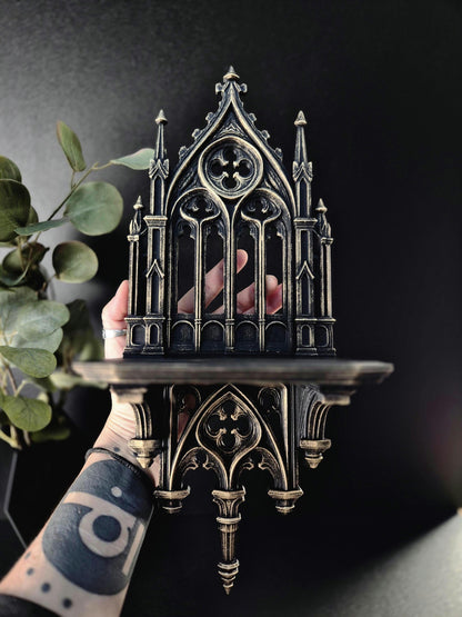 Gothic Cathedral Wall Shelf