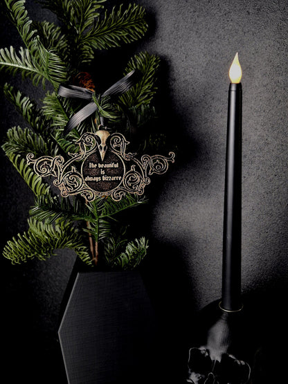 Christmas Ornament with Baudelaire Quote (Set of 3)