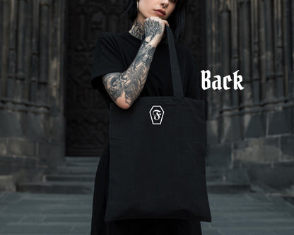 Gothic Tote Bag “Memento Mori”