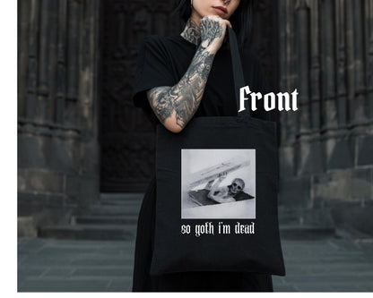 Gothic Tote Bag “Goth”
