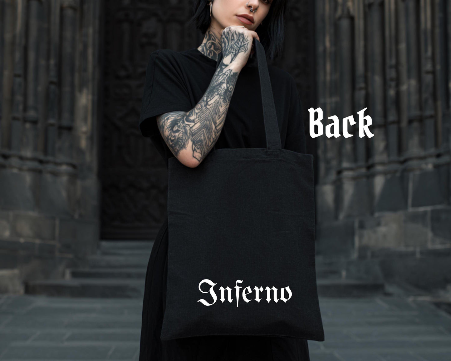 Gustave Doré Dante’s Inferno Tote Bag, V2