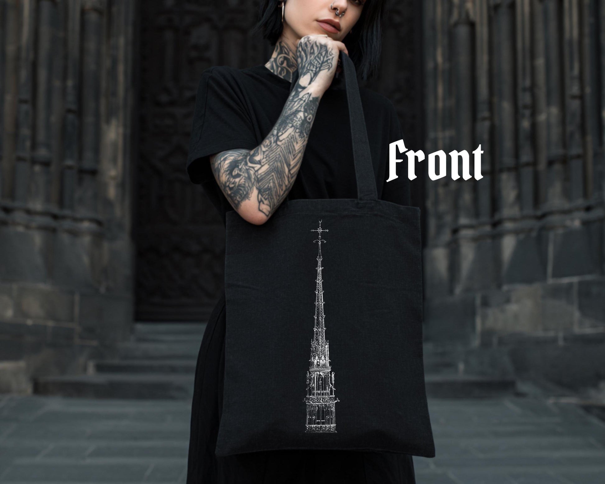 Cathedral Spire Tote Bag