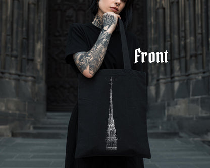 Cathedral Spire Tote Bag