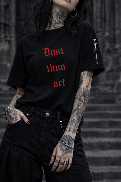 Gothic Cathedral T-Shirt | Dark Academia Shirt | Medieval Cathedral Art Tee | Organic Cotton Gothic Shirt