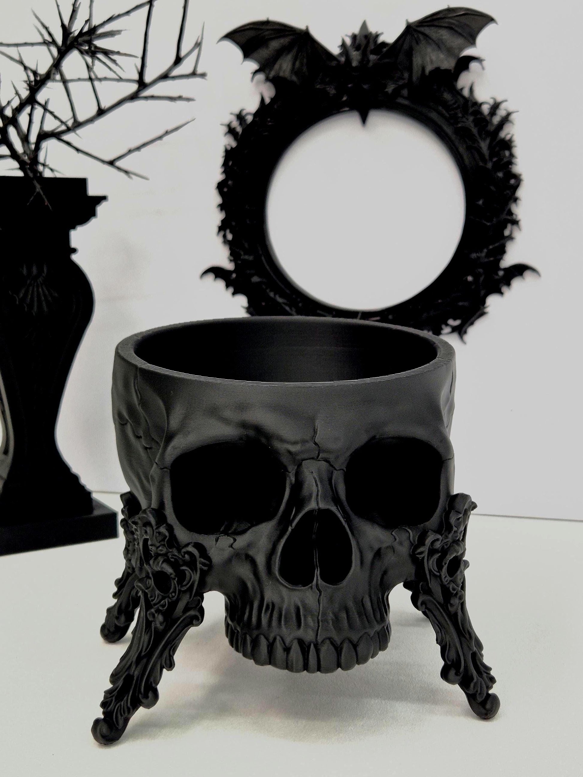 Baroque Skull Bowl
