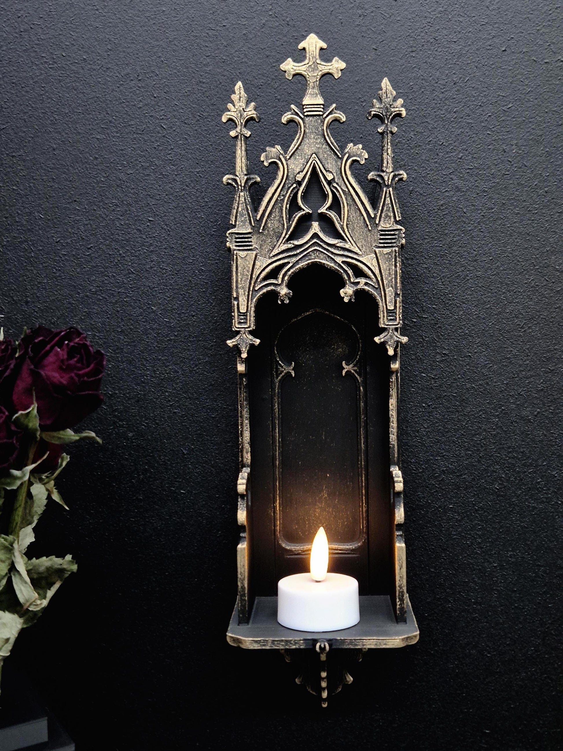 Cathedral Arch Tealight Sconce