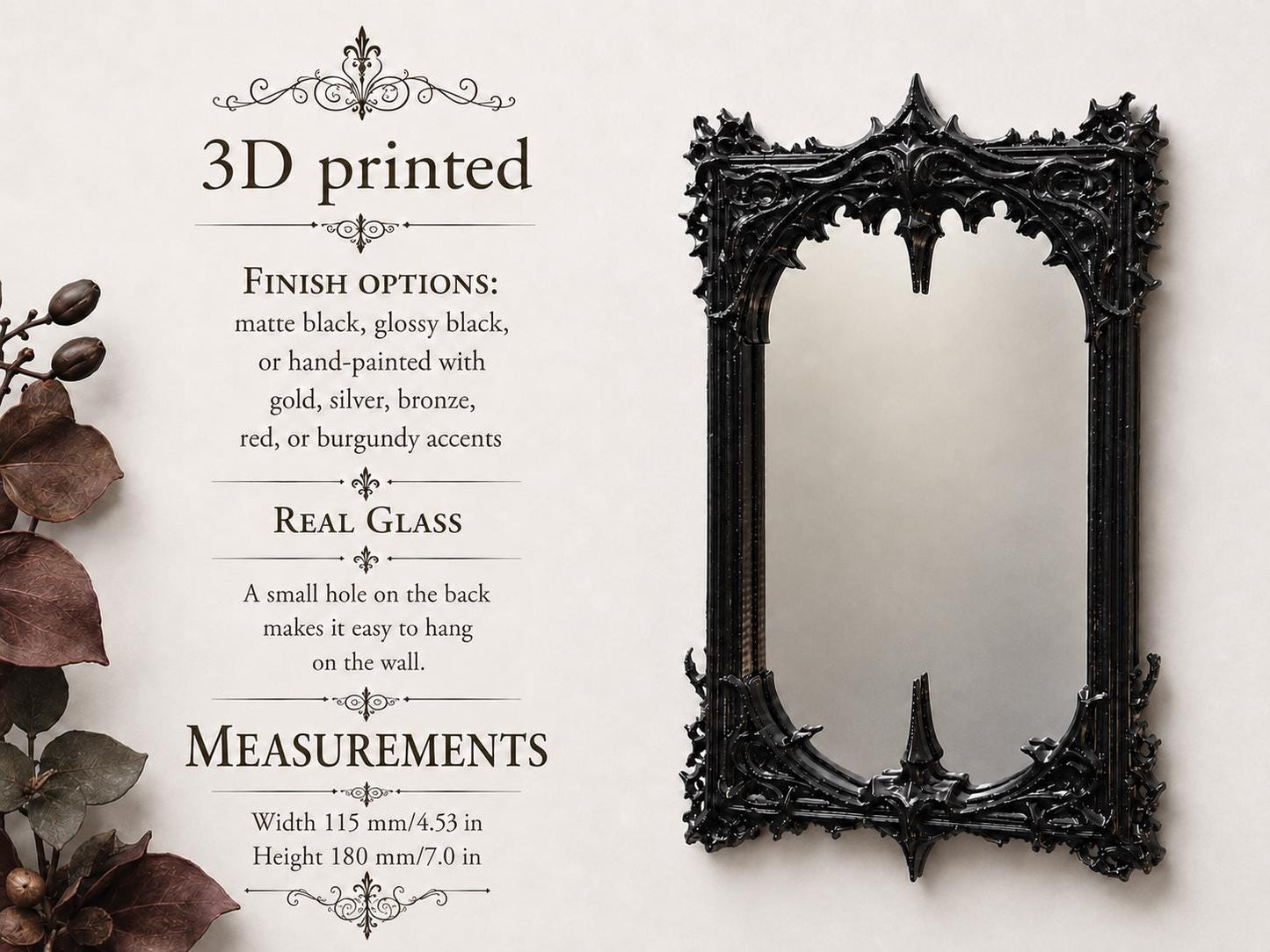 Gothic Thorn Mirror