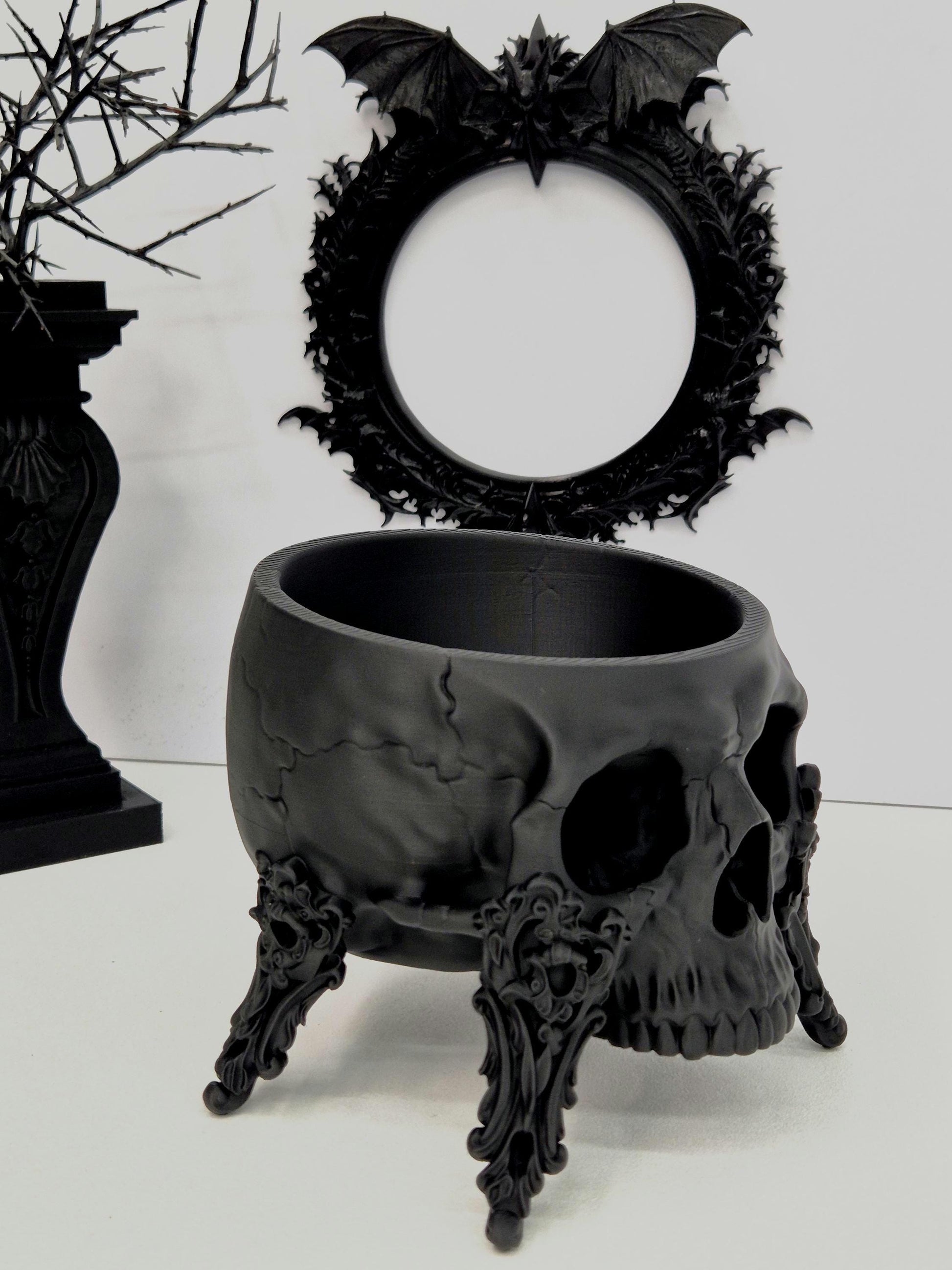 Baroque Skull Bowl