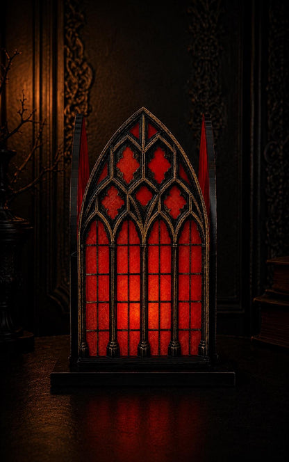 Gothic Window Lantern "Santa Sangre"