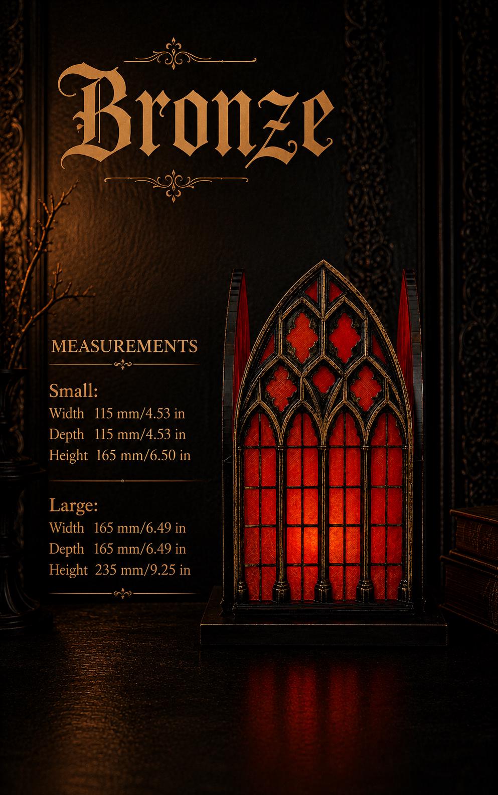 Gothic Window Lantern "Santa Sangre"