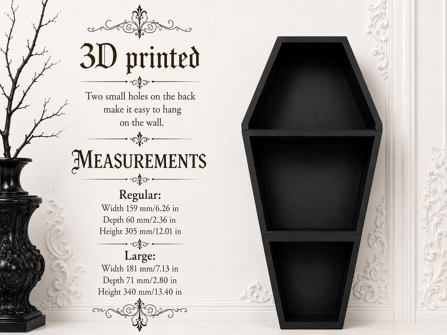 Hanging Coffin Shelf