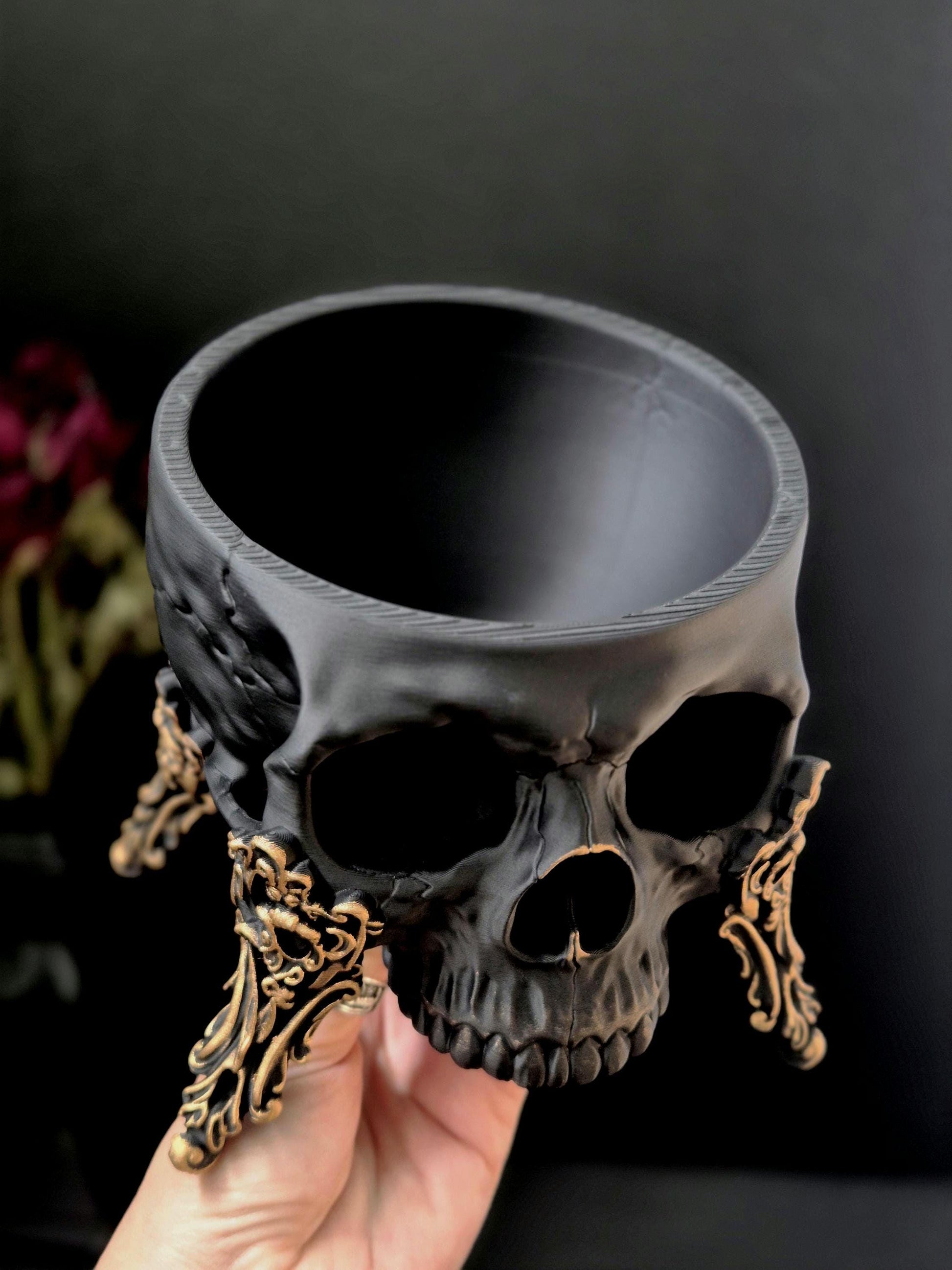 Baroque Skull Bowl