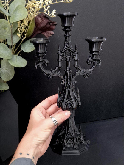 Gothic Candelabra, 3D Printed