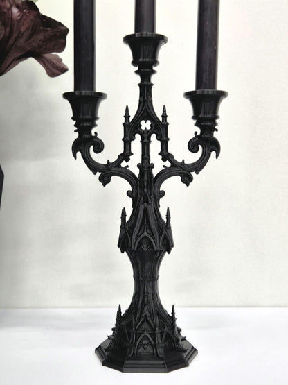Gothic Candelabra, 3D Printed