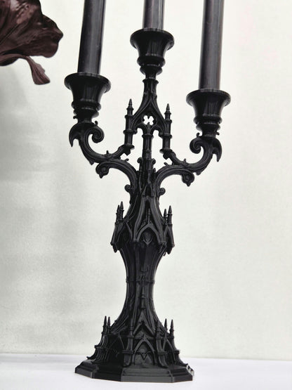 Gothic Candelabra, 3D Printed