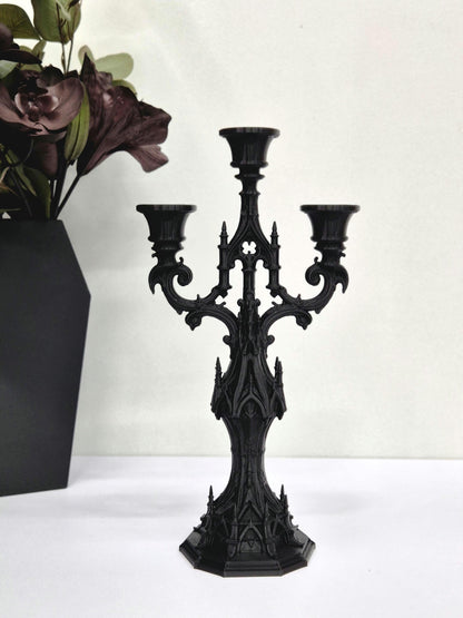 Gothic Candelabra, 3D Printed
