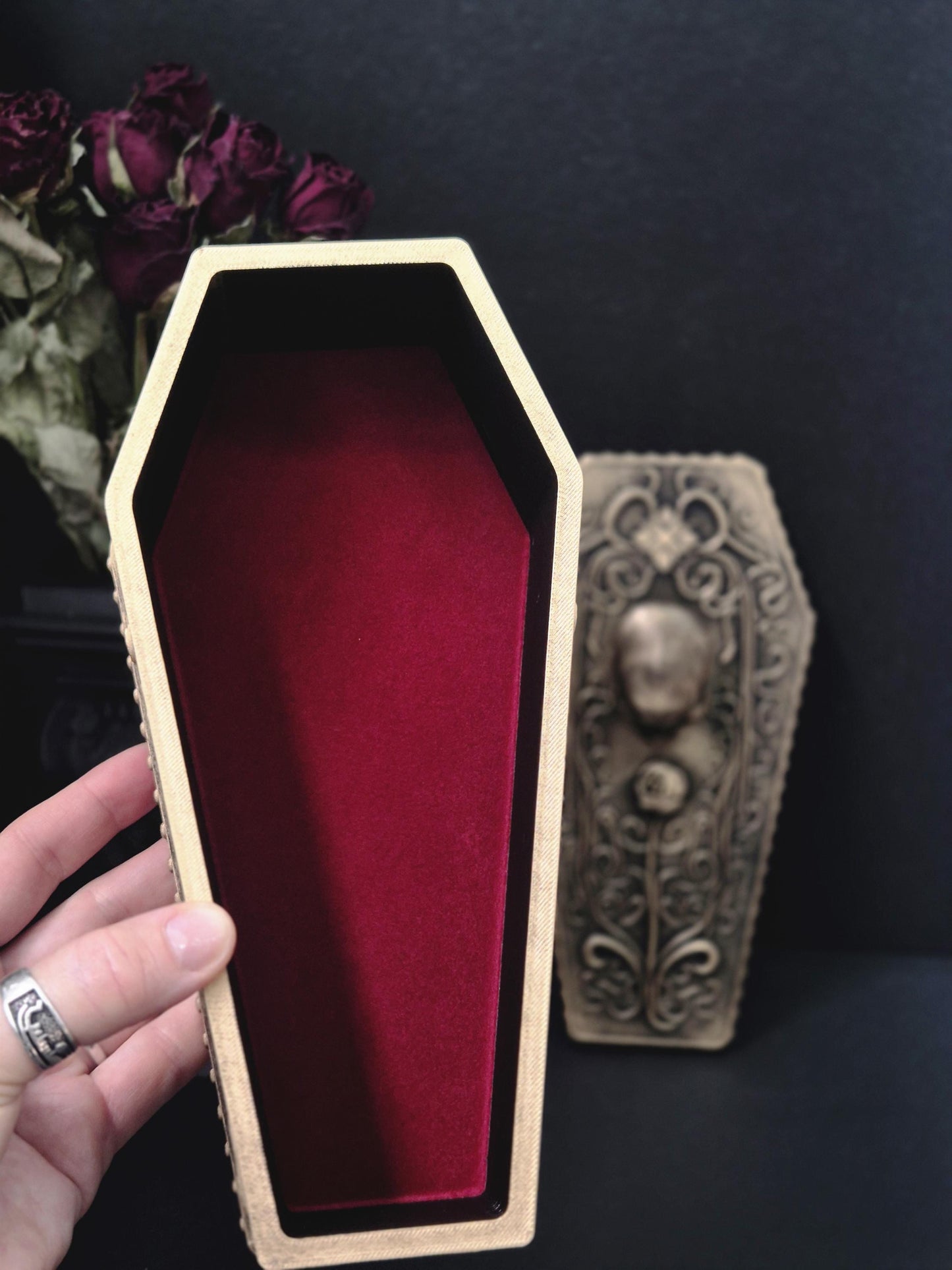 Coffin Box "A Rose for the Dead"