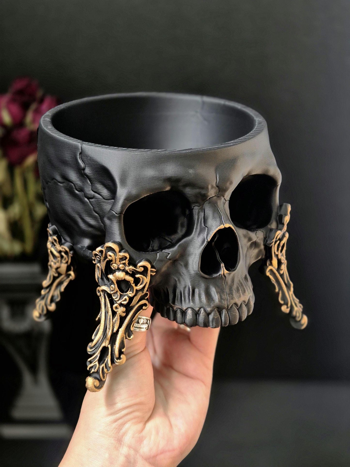Baroque Skull Bowl