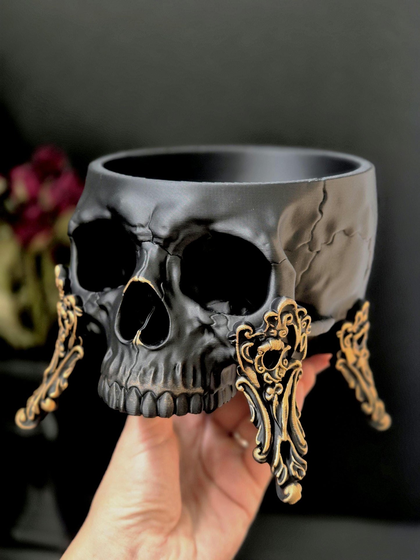 Baroque Skull Bowl