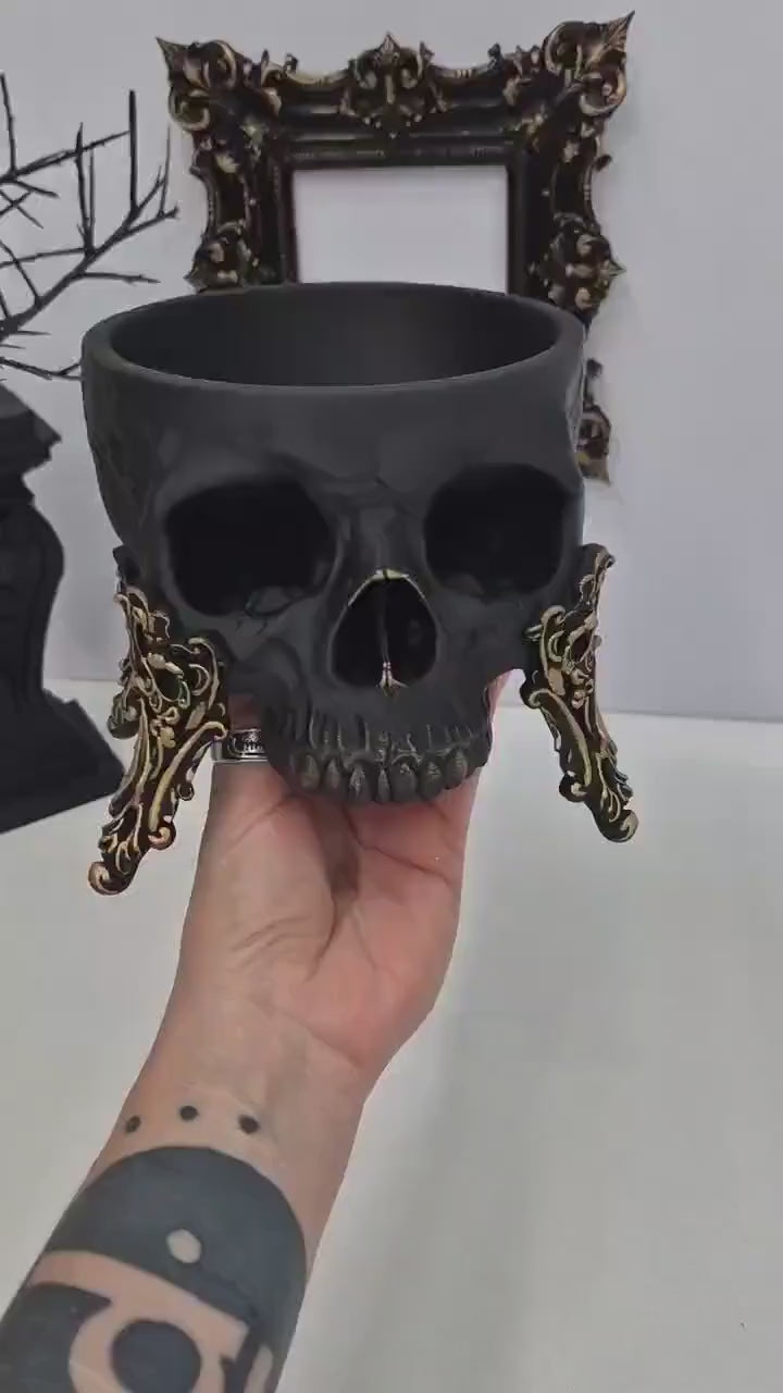 Baroque Skull Bowl