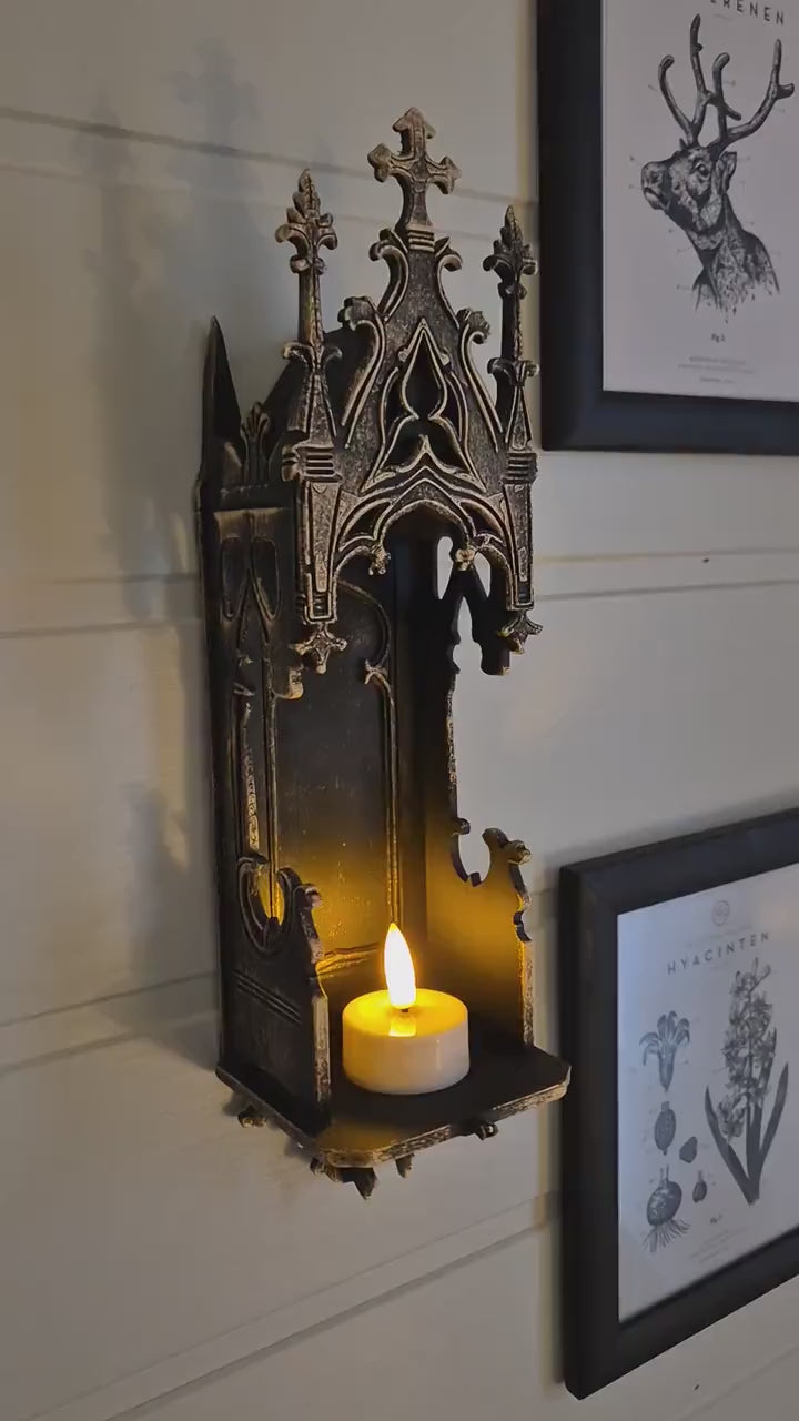 Cathedral Arch Tealight Sconce